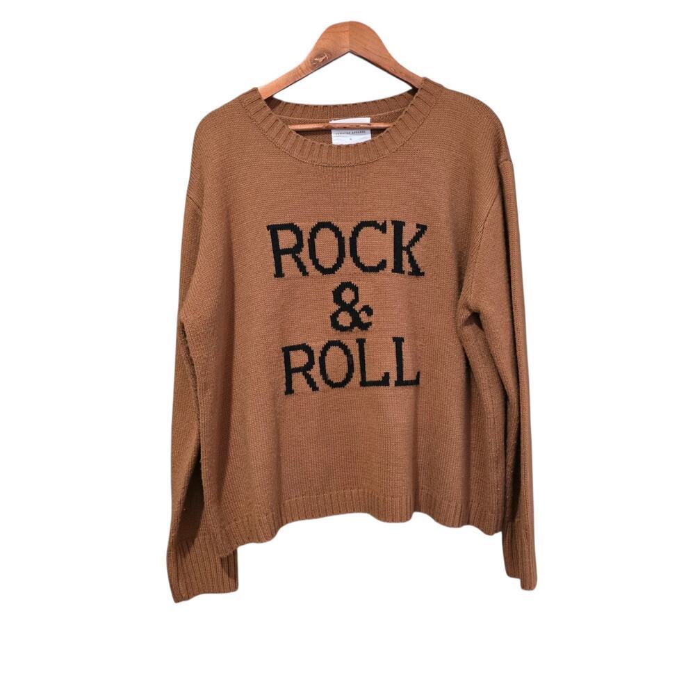 Panache Apparel Rock & Roll Sweater Brown Size XL - Picture 4 of 8